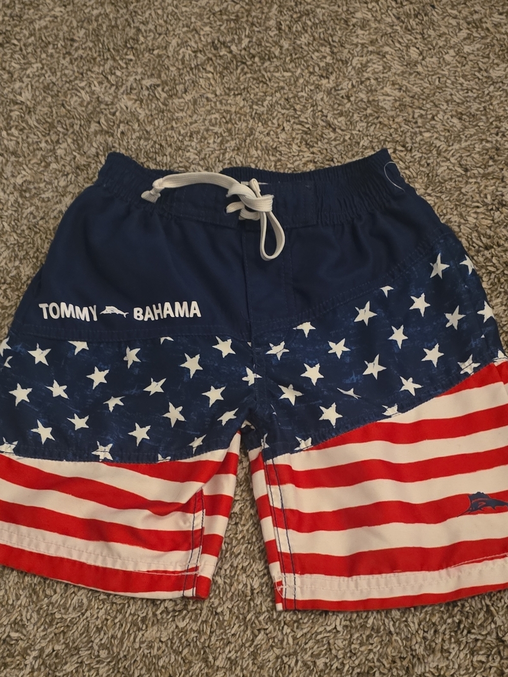 Tommy Bahama Kids One-Piece Swimsuit - Navy, Red, White